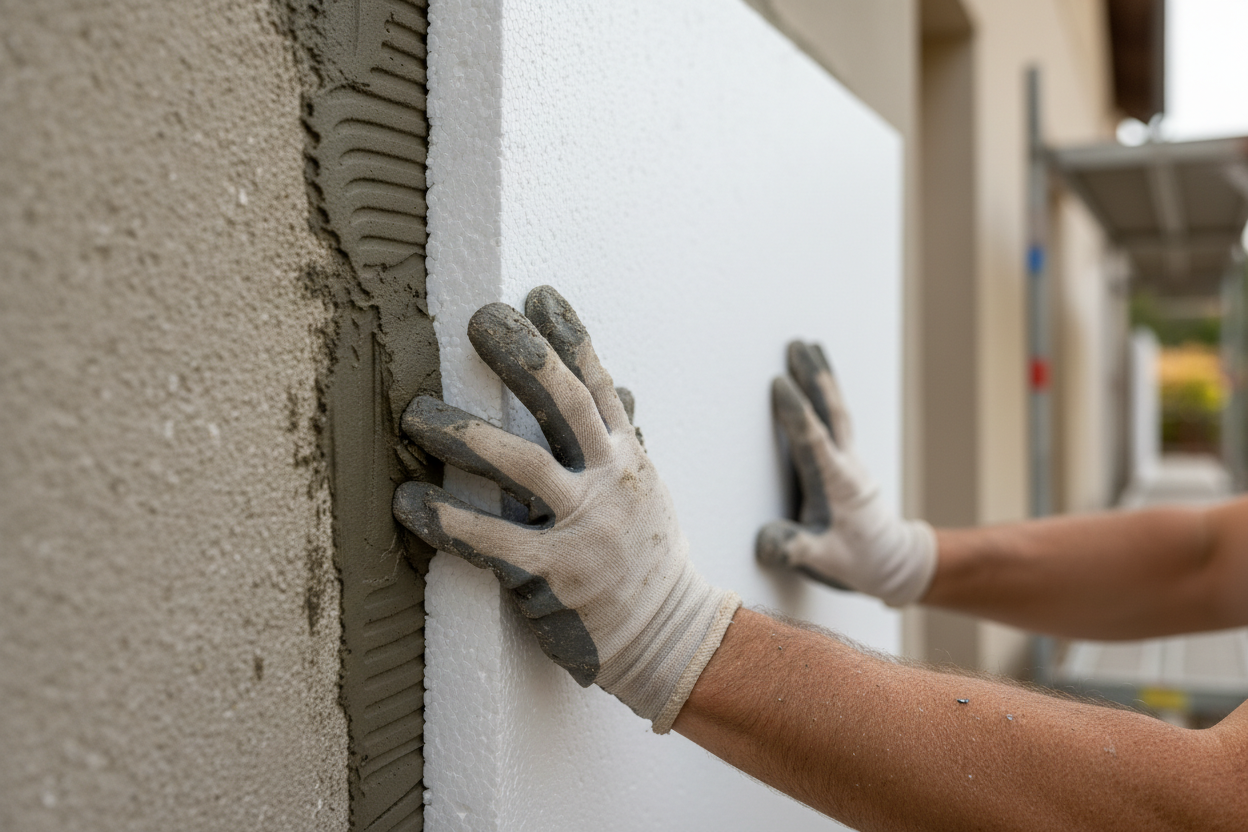 Isolation des murs par l'extérieur (ITE) à Arles par un artisan RGE